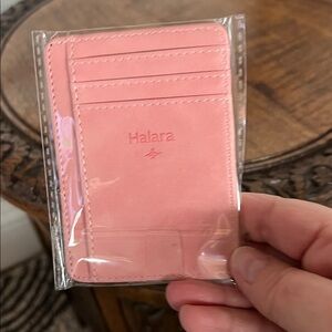 HALARA Blush Pink Card Organizer